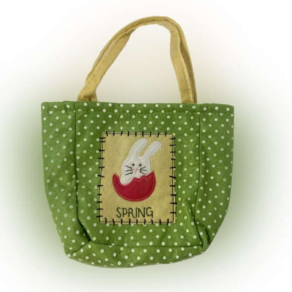 New Toddler Size Cloth Easter Baskets set 6🐰Appliqued Felt Easter designs 🐑 - Picture 8 of 8